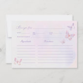 Brautparty-Rezept-Karte Einladung (Vorderseite)