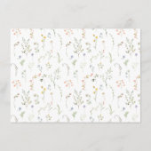 Brautparty-Rezept-Karte für die WiesenBlume Begleitkarte (Rückseite)