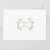 Brautparty-Rezept-Karte für die WiesenBlume Begleitkarte (Rückseite)