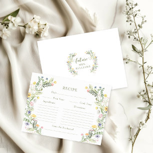 Brautparty-Rezept-Karte für die WiesenBlume Begleitkarte
