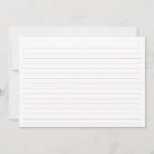 Brautparty-Rezept-Karte für Landwirte Einladung (Rückseite)