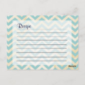 Brautparty-Rezept-Karte Postkarte (Rückseite)
