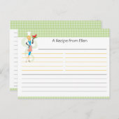 Brautparty-Rezept-Karte Postkarte (Vorne/Hinten)