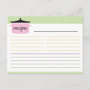 Brautparty-Rezept-Karte Postkarte