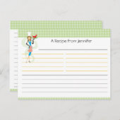 Brautparty-Rezept-Karte Postkarte (Vorne/Hinten)