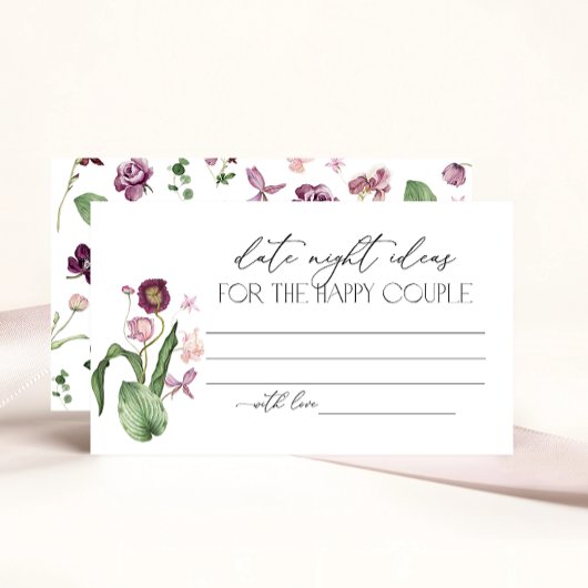 Brautparty Rezeptkarte Begleitkarte