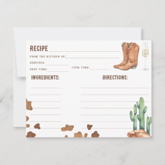 Brautparty-Rezeptur (Vorderseite)