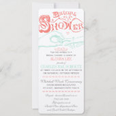 Brautparty Romantischer Vintage Hochzeitsring Einladung (Vorderseite)