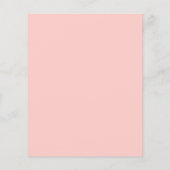 Brautparty Rosa Blumenladen (Rückseite)