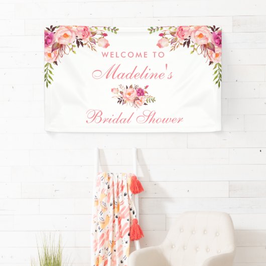 Brautparty Rosa Blush Banner (Insitu)