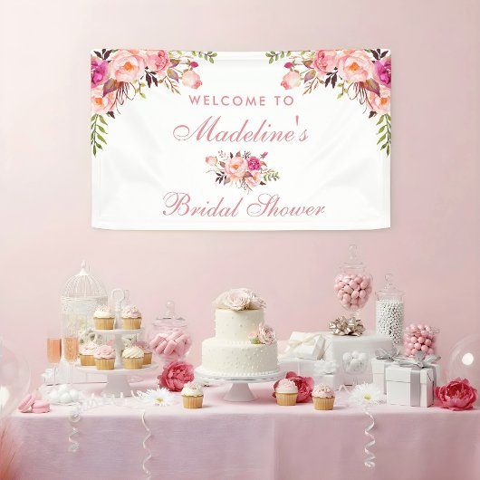 Brautparty Rosa Blush Banner