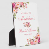 Brautparty Rosa Blush Fotoplatte (Seite)