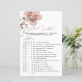 Brautparty Rosa Blüte über oder unter dem Spiel (Stehend Vorderseite)