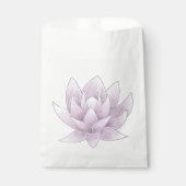 Brautparty Rosa Lotus Geschenktütchen (Vorderseite)