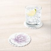 Brautparty Rosa Lotus Untersetzer (Vor Ort)