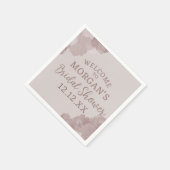 Brautparty Rosa Party Napkins Serviette (Ecke)