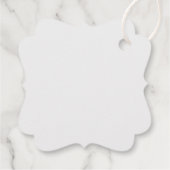 Brautparty Rosa Roses personalisieren Geschenkanhänger (Rückseite)