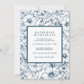 Brautparty | Rosa Ruffle Tulips Einladung (Vorderseite)