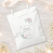 Brautparty Rosa und grüne Eukalyptus Geschenktütchen (Ausgeschnitten)