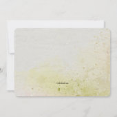 Brautparty Rose Einladung (Rückseite)