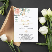 Brautparty Rose Gold Einladung