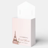 Brautparty Rose gold Paris vielen Dank Geschenkschachtel (Geöffnet)