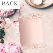 Brautparty Rose Goldkleid Luxus Einladung