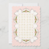 Brautparty-Rosen-Tee-Party-Teekannen Teacups Einladung (Rückseite)