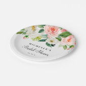 Brautparty, rot pappteller (Schrägansicht)