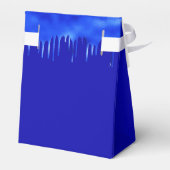 Brautparty Royal Blue Boy Ballons Danke Geschenkschachtel (Rückseite)