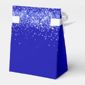 Brautparty Royal Blue Name Vielen Dank Geschenkschachtel (Rückseite)