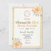 Brautparty rund um die Uhr Einladung (Vorderseite)