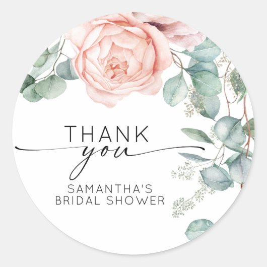 Brautparty Runder Aufkleber (Vorderseite)