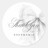 Brautparty Runder Aufkleber (Vorderseite)