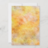 Brautparty Rustikale Sonnenblume Einladung (Rückseite)