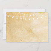 Brautparty rustikales rosa Reisebachelorette Einladung (Rückseite)