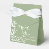 Brautparty "Sage Green Botanical Blätter" Geschenkschachtel (Vorderseite)