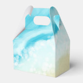 Brautparty Sand Tropical Waves Geschenkschachtel (Rückseite)