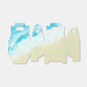 Brautparty Sand Tropical Waves Geschenkschachtel (Ungefaltet)
