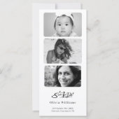 Brautparty Save the Date Foto QR Code Hochzeit (Rückseite)