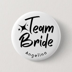 Brautparty-Schaltfläche von Team Bridge Button