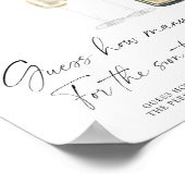 Brautparty schätzt wie viele Korken Poster (Ecke)