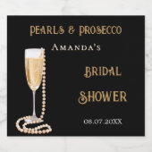 Brautparty Schaumweinetikett (Einzelnes Label)