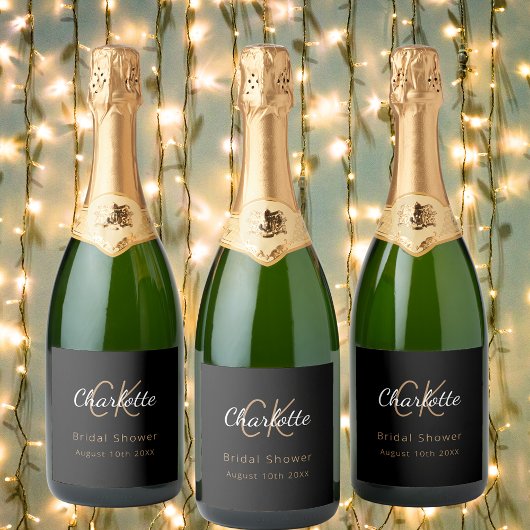 Brautparty Schaumweinetikett