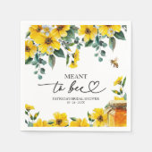 Brautparty sein serviette (Vorderseite)