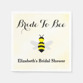 Brautparty Serviette (Vorderseite)