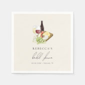 Brautparty: Serviette (Vorderseite)