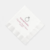 Brautparty Serviette (Ecke)