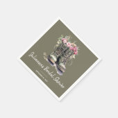 Brautparty Serviette (Ecke)