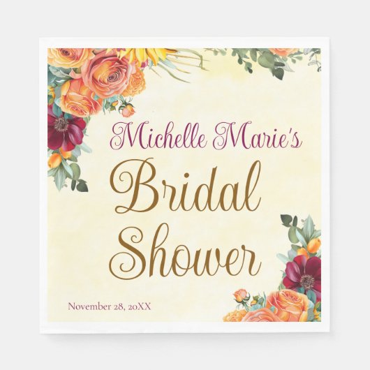 Brautparty Serviette (Vorderseite)